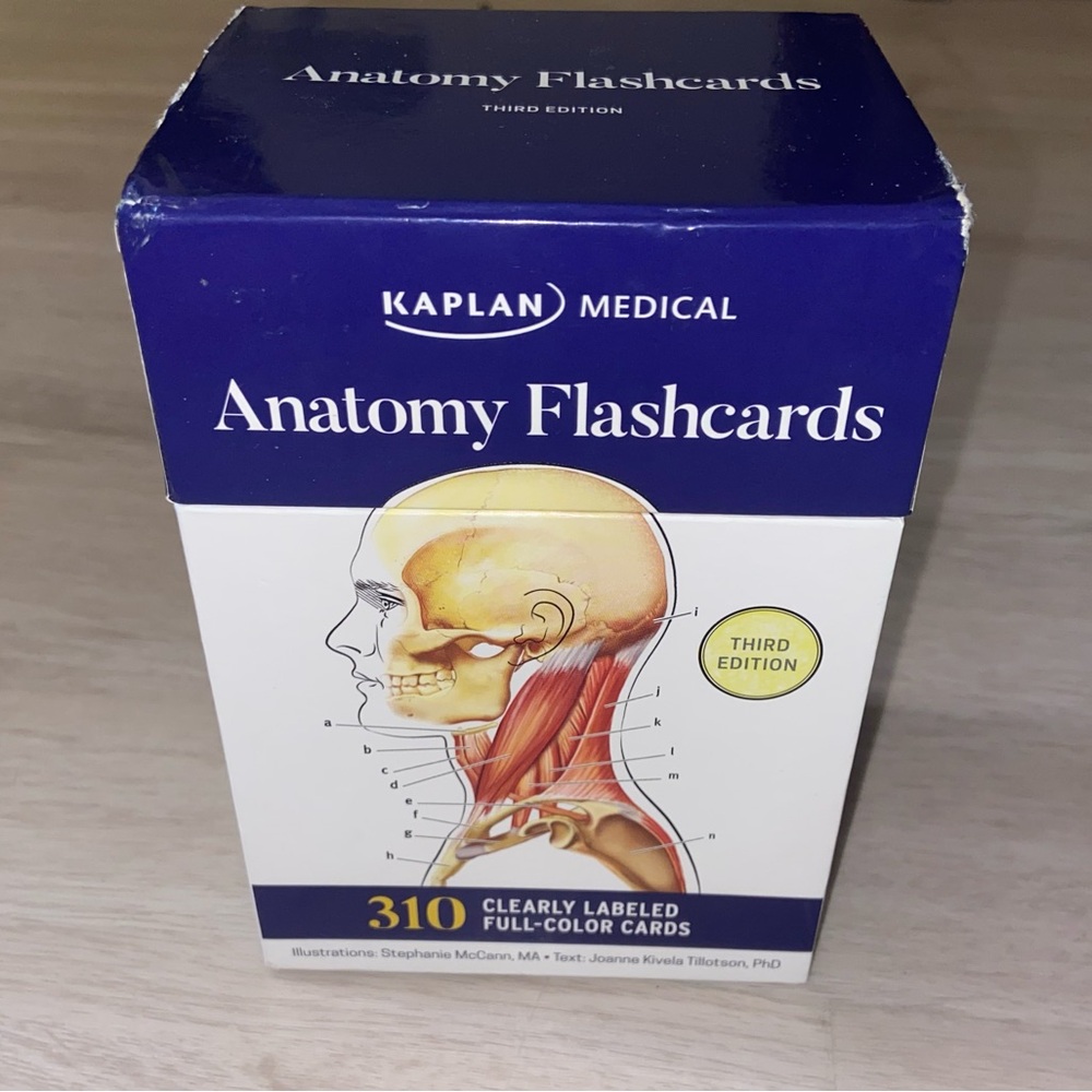 Kaplan Medical Anatomy Flashcards - Third Edition